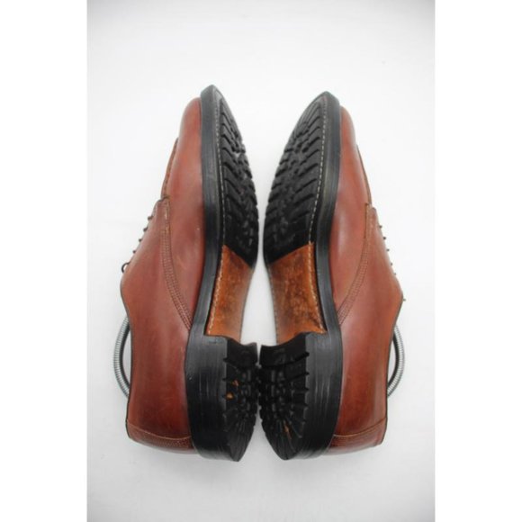 Allen Edmonds Dellwood Oxfords Men\'s 11.5 A Narrow Brown Leather Lace up Casual main image 5